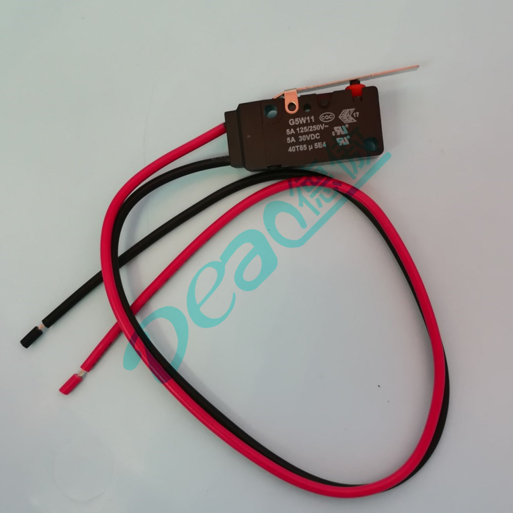 帶壓桿帶線材防水微動(dòng)開關(guān) 帶壓桿帶線材防水微動(dòng)開關(guān)