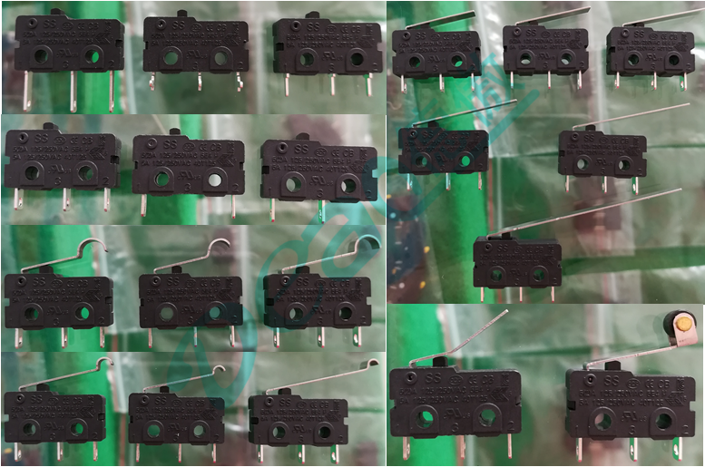 基本型微動開關選型資料匯總